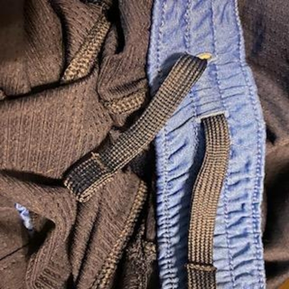 EUC Big Boy Nike Shorts Blue & Navy Color Block - Picture 6 of 6